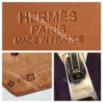 Hermes Herbag Zip 39cm Purple Canvas with Leather and Palladium Hardware #GUUCS-3 - Image 29