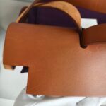 Hermes Herbag Zip 39cm Purple Canvas with Leather and Palladium Hardware #GUUCS-3 - Image 3