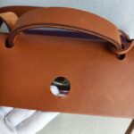 Hermes Herbag Zip 39cm Purple Canvas with Leather and Palladium Hardware #GUUCS-3 - Image 4