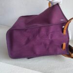 Hermes Herbag Zip 39cm Purple Canvas with Leather and Palladium Hardware #GUUCS-3 - Image 13
