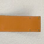 Hermes Kelly Dog Bracelet Pink Epsom Leather With Palladium Plated Hardware #GUUCS-6 - Image 12