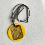 Hermes Necklace in Horn and Lacquered Wood #GUUCS-13