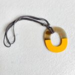 Hermes Necklace in Horn and Lacquered Wood #GUUCS-14