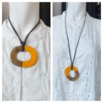 Hermes Necklace in Horn and Lacquered Wood #GUUCS-14 - Image 6