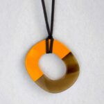 Hermes Necklace in Horn and Lacquered Wood #GUUCS-14 - Image 2