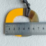 Hermes Necklace in Horn and Lacquered Wood #GUUCS-14 - Image 8