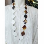 Hermes Necklace in Horn and Lacquered Wood #GUUCS-7 - Image 3