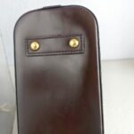 LV Alma BB Damier Ebene Coated Canvas with Leather and Gold Hardware #GUUKT-1 - Image 10