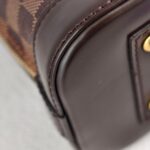 LV Alma BB Damier Ebene Coated Canvas with Leather and Gold Hardware #GUUKT-1 - Image 17