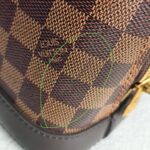 LV Alma BB Damier Ebene Coated Canvas with Leather and Gold Hardware #GUUKT-1 - Image 7