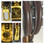 LV Alma BB Damier Ebene Coated Canvas with Leather and Gold Hardware #GUUKT-1 - Image 28