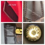 LV Alma BB Damier Ebene Coated Canvas with Leather and Gold Hardware #GUUKT-1 - Image 31