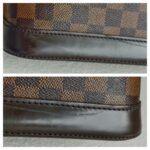 LV Alma BB Damier Ebene Coated Canvas with Leather and Gold Hardware #GUUKT-1 - Image 12