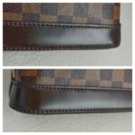 LV Alma BB Damier Ebene Coated Canvas with Leather and Gold Hardware #GUUKT-1 - Image 13