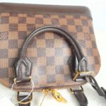 LV Alma BB Damier Ebene Coated Canvas with Leather and Gold Hardware #GUUKT-1 - Image 25