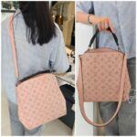 LV Babylon Pastel Pink Mahina Leather with Silver Hardware Bag #GUUCE-2 - Image 31