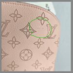 LV Babylon Pastel Pink Mahina Leather with Silver Hardware Bag #GUUCE-2 - Image 5