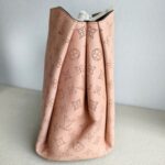 LV Babylon Pastel Pink Mahina Leather with Silver Hardware Bag #GUUCE-2 - Image 8