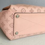 LV Babylon Pastel Pink Mahina Leather with Silver Hardware Bag #GUUCE-2 - Image 10