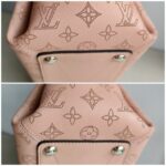 LV Babylon Pastel Pink Mahina Leather with Silver Hardware Bag #GUUCE-2 - Image 16