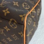 LV Manhattan PM Brown Monogram Coated Canvas with Leather and Gold Hardware #RCSK-2 - Image 15