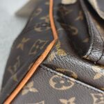 LV Manhattan PM Brown Monogram Coated Canvas with Leather and Gold Hardware #RCSK-2 - Image 17