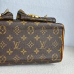 LV Manhattan PM Brown Monogram Coated Canvas with Leather and Gold Hardware #RCSK-2 - Image 12