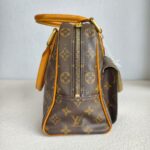 LV Manhattan PM Brown Monogram Coated Canvas with Leather and Gold Hardware #RCSK-2 - Image 8