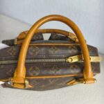 LV Manhattan PM Brown Monogram Coated Canvas with Leather and Gold Hardware #RCSK-2 - Image 19
