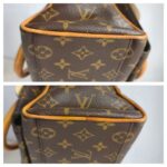 LV Manhattan PM Brown Monogram Coated Canvas with Leather and Gold Hardware #RCSK-2 - Image 13