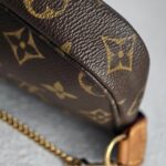 LV Mini Pochette Accessoires Brown Monogram Canvas with Leather and Gold Hardware #GUUKT-3 - Image 12