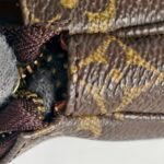LV Mini Pochette Accessoires Brown Monogram Canvas with Leather and Gold Hardware #GUUKT-3 - Image 8