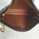 LV Mini Pochette Accessoires Brown Monogram Canvas with Leather and Gold Hardware #GUUKT-3 - Image 21