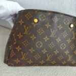 LV Montaigne BB Brown Monogram Coated Canvas with Leather and Gold Hardware #RSYY-1 - Image 3