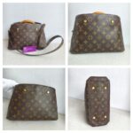 LV Montaigne BB Brown Monogram Coated Canvas with Leather and Gold Hardware #RSYY-1 - Image 2