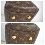 LV Montaigne BB Brown Monogram Coated Canvas with Leather and Gold Hardware #RSYY-1 - Image 15