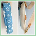 LV Multi Pochette Accessoires By The Pool 2-Tone Giant Monogram Coated Canvas with Leather and Gold Hardware #GUUKL-1 - Image 15