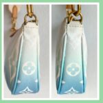 LV Multi Pochette Accessoires By The Pool 2-Tone Giant Monogram Coated Canvas with Leather and Gold Hardware #GUUKL-1 - Image 14
