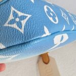 LV Multi Pochette Accessoires By The Pool 2-Tone Giant Monogram Coated Canvas with Leather and Gold Hardware #GUUKL-1 - Image 8