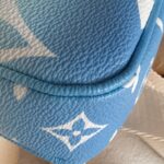 LV Multi Pochette Accessoires By The Pool 2-Tone Giant Monogram Coated Canvas with Leather and Gold Hardware #GUUKL-1 - Image 9