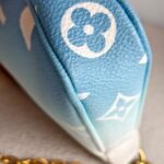 LV Multi Pochette Accessoires By The Pool 2-Tone Giant Monogram Coated Canvas with Leather and Gold Hardware #GUUKL-1 - Image 17