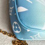 LV Multi Pochette Accessoires By The Pool 2-Tone Giant Monogram Coated Canvas with Leather and Gold Hardware #GUUKL-1 - Image 18