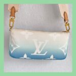 LV Multi Pochette Accessoires By The Pool 2-Tone Giant Monogram Coated Canvas with Leather and Gold Hardware #GUUKL-1 - Image 13