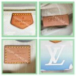LV Multi Pochette Accessoires By The Pool 2-Tone Giant Monogram Coated Canvas with Leather and Gold Hardware #GUUKL-1 - Image 41
