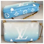 LV Multi Pochette Accessoires By The Pool 2-Tone Giant Monogram Coated Canvas with Leather and Gold Hardware #GUUKL-1 - Image 3