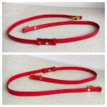 LV Neonoe MM Brown Monogram Coated Canvas with Red Leather and Gold Hardware #RRKT-2 - Image 20