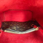 LV Neonoe MM Brown Monogram Coated Canvas with Red Leather and Gold Hardware #GUUUY-2 - Image 29