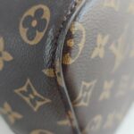 LV Neonoe MM Brown Monogram Coated Canvas with Red Leather and Gold Hardware #GUUUY-2 - Image 15