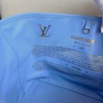 LV Neverfull LV x Jeff Koong Master Monet MM Blue Coated Canvas with Leather and Gold Hardware #GUUCE-1 - Image 39