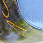 LV Neverfull LV x Jeff Koong Master Monet MM Blue Coated Canvas with Leather and Gold Hardware #GUUCE-1 - Image 17
